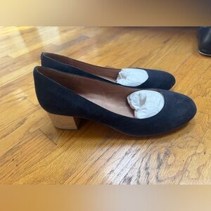 Madewell Ella Pump, Navy Blue Suede, Size 8